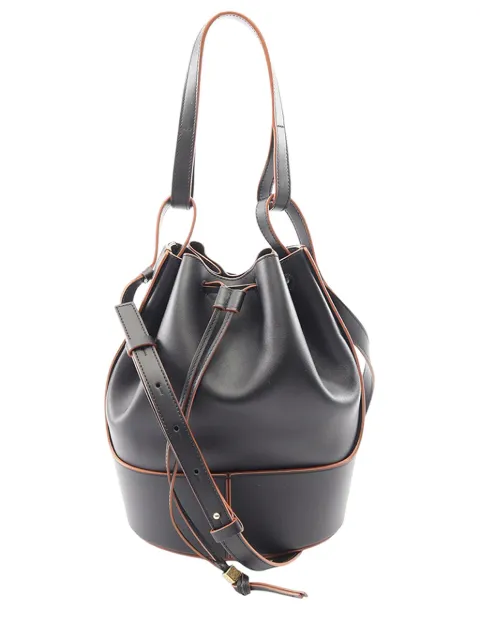 Loewe Pre-Owned 2010-2026 Medium Balloon Bag bucket bag Black VCB3LSY4DSIO1JCD