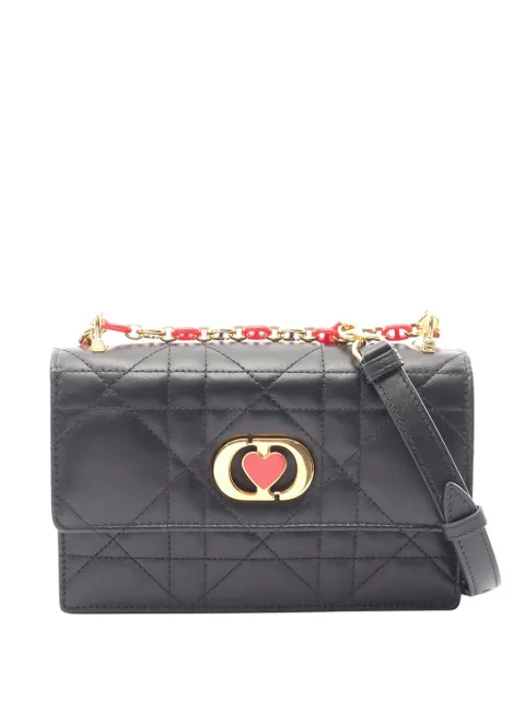 Christian Dior Pre-Owned 2021-2026 Mini Lambskin Dioramour Miss Caro shoulder bag Black M4W3RTP797V8KL18