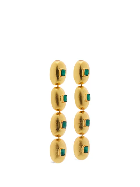 FENOMENA Hudson Muse drop earrings Gold DN026