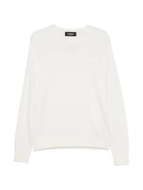 DSQUARED2 crew-neck sweater White S74HA1620D13200