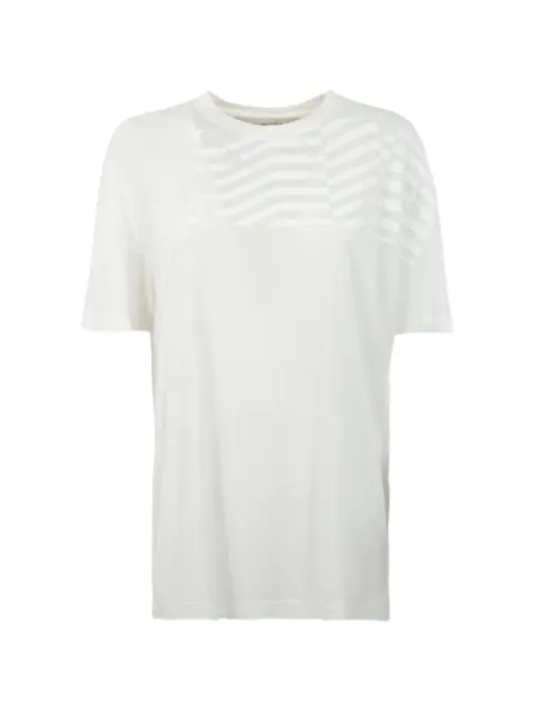 Golden Goose Journey flag-print T-shirt White GUP01220P002526