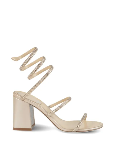 René Caovilla Cleo crystal-embellished sandals Neutrals C12703080RN01V104