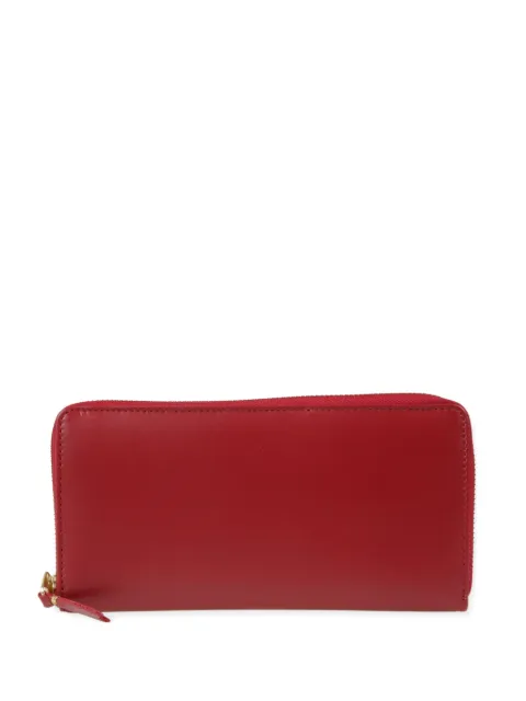 Comme Des Garçons Wallet zip-around leather wallet Red SA0110