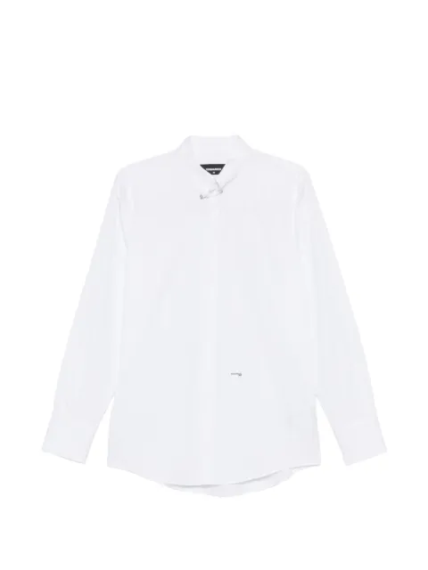 DSQUARED2 pin-collar slim-fit shirt White S74DM1008S36275