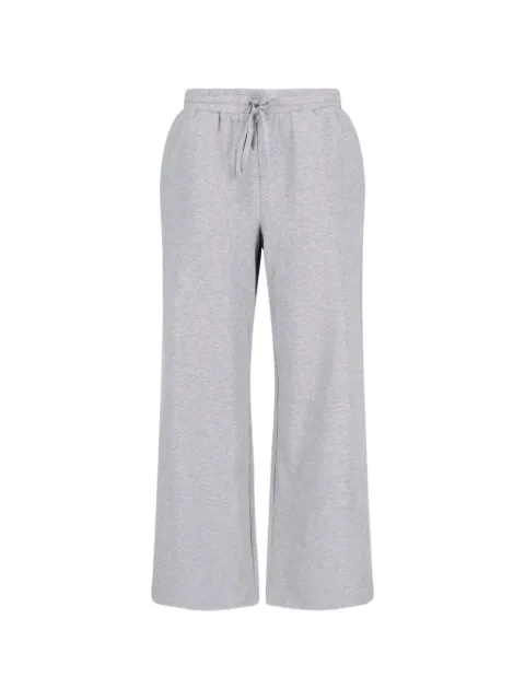DUNST logo-embroidered drawstring track pants Grey UDPA6B225G2