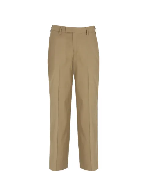PT Torino pressed-crease belt-loop trousers Brown CD0VSEAZ00STDSD8