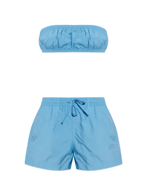 MM6 Maison Margiela drawstring-waist shorts Blue MXBBO0130