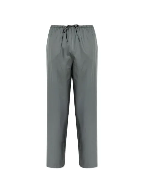 MM6 Maison Margiela drawstring-waist pajama trousers Grey MJH200040