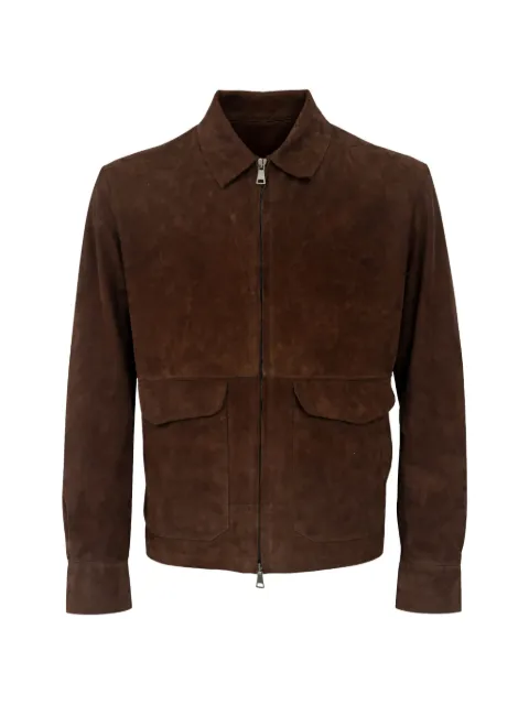 FRANZESE COLLECTION Stefano De Martino bonded jacket Brown DF933CMATMORO