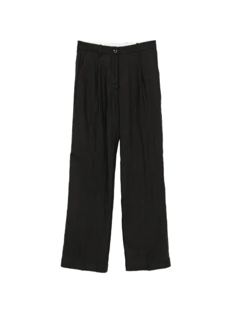 Nine In The Morning Blenda belt-loops trousers Black 9SS26BLD32