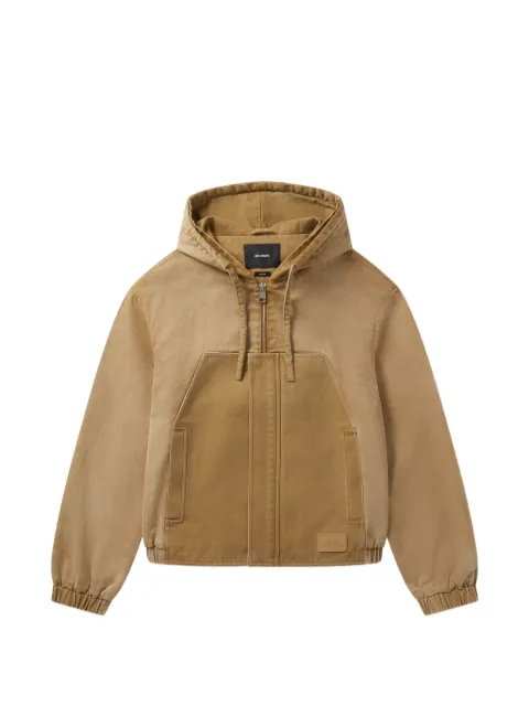 Axel Arigato Pitch cotton hooded jacket Brown A3748002