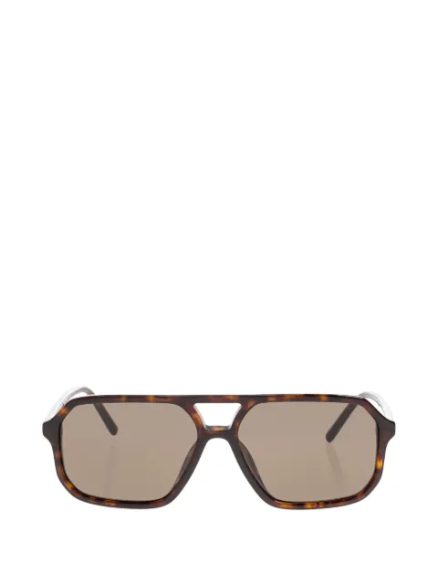 Dolce & Gabbana Eyewear geometric-frame sunglasses Brown 0DG4541