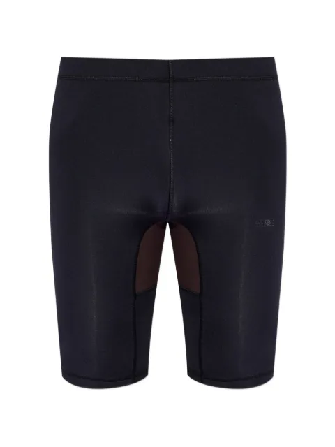 MM6 Maison Margiela logo-print swim shorts Black MYBO30100