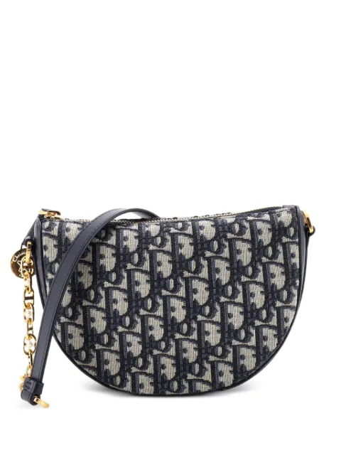 Christian Dior Pre-Owned Diorstar Callisto Handbag Oblique Canvas shoulder bag Blue HTL5O078469R8897