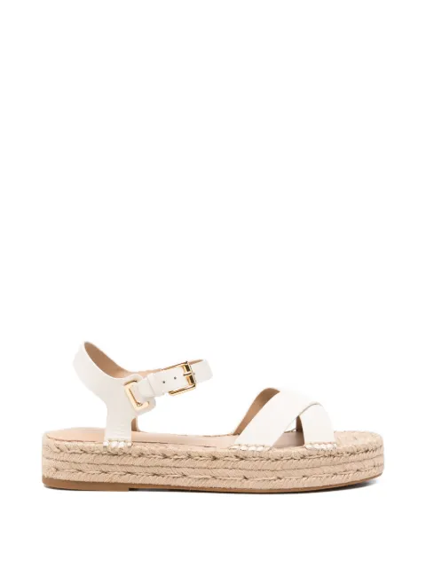 Lauren Ralph Lauren cross-strap espadrilles Neutrals 802P06400002