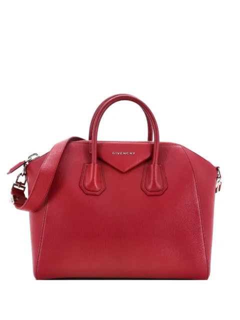 Givenchy Pre-Owned Antigona Bag Glazed Leather Medium satchel Red 8P8IBOWSBHUU0R1Z