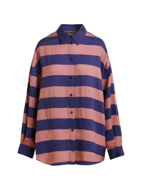 Essentiel Antwerp striped-pattern shirt Blue JAIM