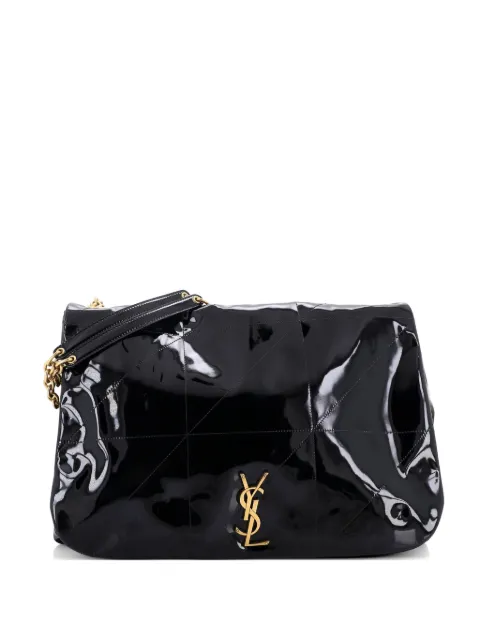 Saint Laurent Pre-Owned Jamie 4.3 Quilted Patent Large shoulder bag Black 5NSZEENH5PSRED9A