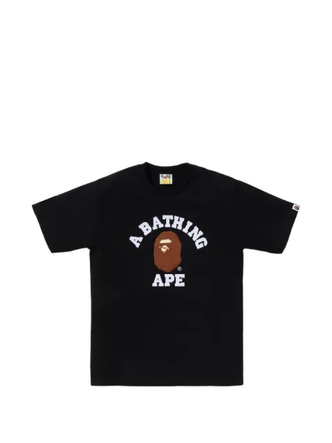 A BATHING APE® Ape Head T-shirt Black 001TEM201006M
