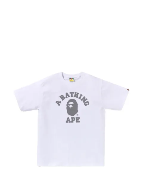 A BATHING APE® Ape Head graphic-print T-shirt White 001TEM201007M
