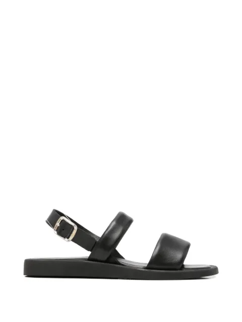 SERGIO MORETTI FIRENZE padded-strap buckle-fastening sandals Black 60142982BLK