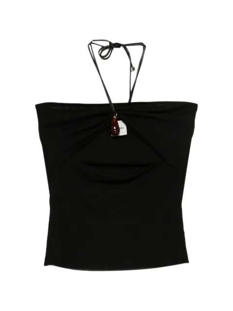 Nanushka Shila cut-out bandeau top Black NW26PSTP07