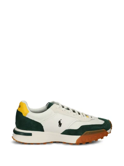 Polo Ralph Lauren logo-embroidered panelled sneakers Neutrals 809P07523002