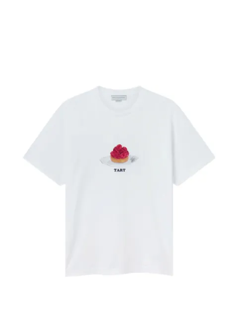 Stella McCartney raspberry graphic T-shirt White 6J01583SQA67