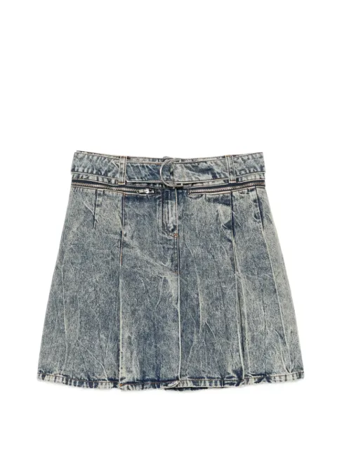 Vaquera wash denim skirt Blue VAQ11S002
