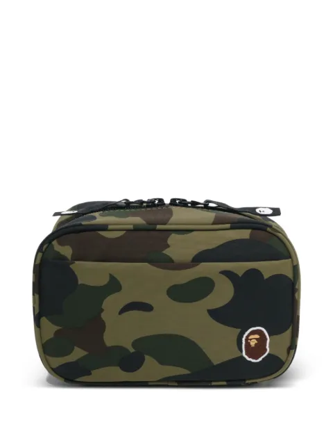 A BATHING APE® 1st Camo pouch Green 001SGM201001M