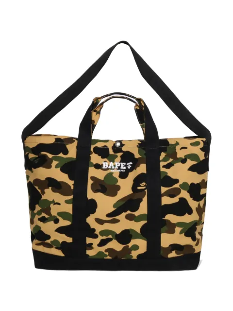 A BATHING APE® ABC Camo tote bag Neutrals 001BAM201002M