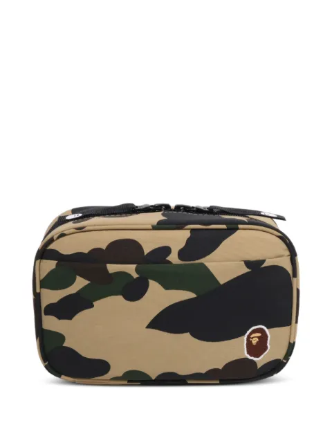 A BATHING APE® 1st Camo wash bag Neutrals 001SGM201001M