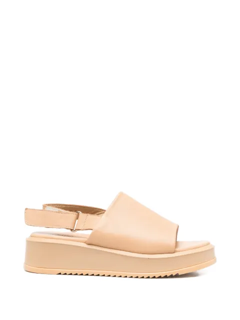 SERGIO MORETTI FIRENZE touch-strap sandals Neutrals 60142362BEI