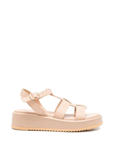 SERGIO MORETTI FIRENZE cage-style sandals Neutrals 601420006