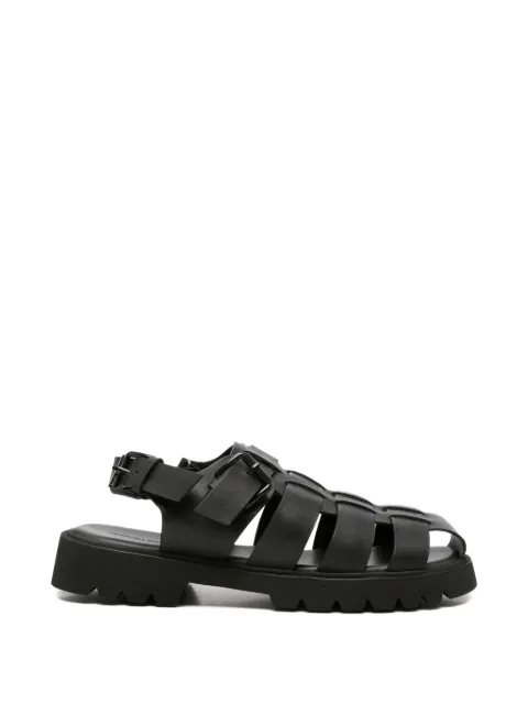 SERGIO MORETTI FIRENZE buckled-fastening caged sandals Black SM396920251BLA