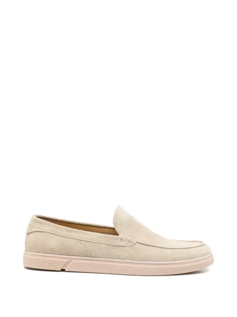 SERGIO MORETTI FIRENZE suede slip-on loafers Neutrals SM6022CY203910
