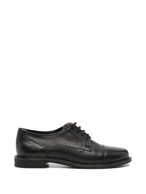 SERGIO MORETTI FIRENZE perforated-detail derby shoes Black 60143357BLK