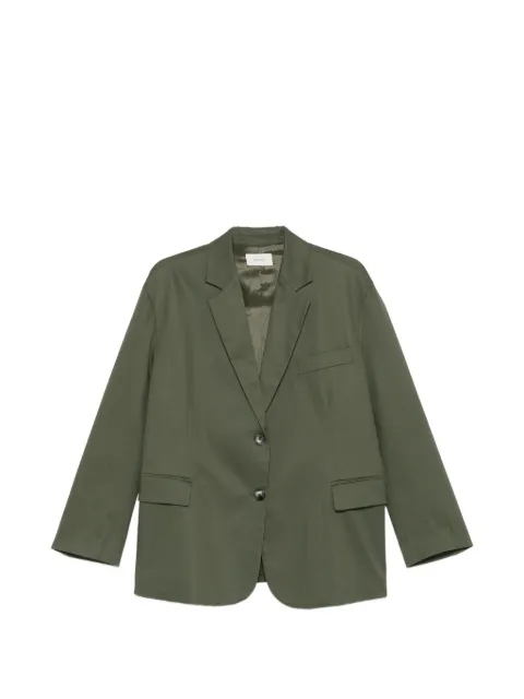 VICOLO single-breasted notched-lapel blazer Green TAB1464