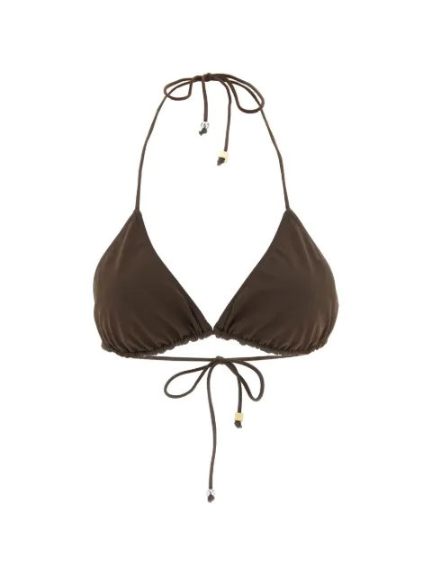 Jacquemus the triangle bikini top Brown TOW00914AW00096