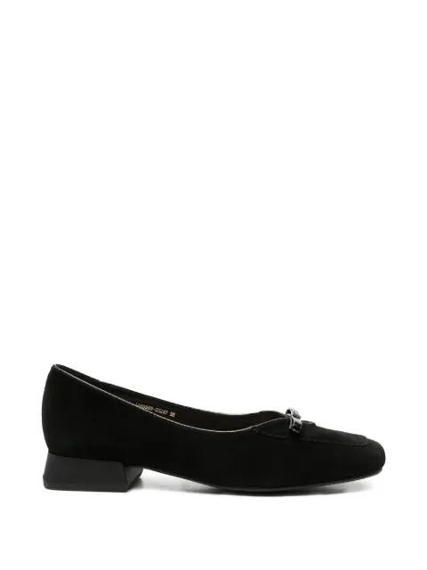 LINDA BAUMANN bow-detail suede pumps Black 659325247