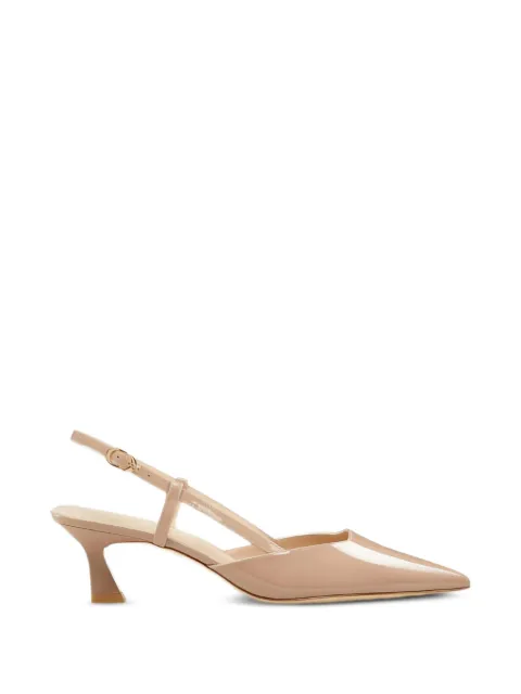 Stuart Weitzman Vinnie pointed-toe slingback pumps Neutrals SJ435FWN