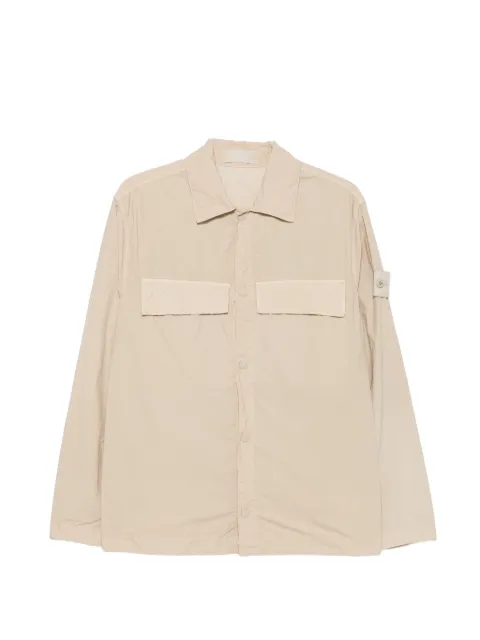 Stone Island logo-patch pocket shirt Neutrals L2S151200044S00F6