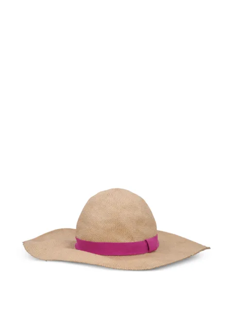 Malo Riviera wide-brim sun hat Neutrals WCV24101066