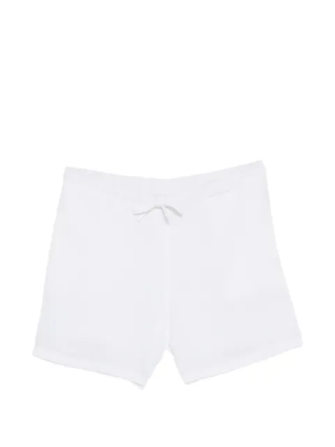 120% Lino drawstring-waist shorts White 33ALIM29DZ0000253000