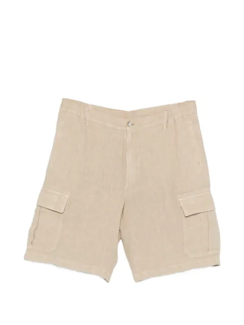120% Lino belt-loop pocket shorts Neutrals 33ALIM29D40000476000
