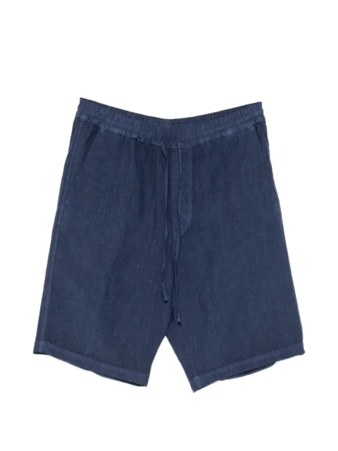 120% Lino drawstring-waist shorts Blue 33ALIM29CM0000253S00