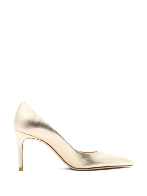 Stuart Weitzman Stuart Power 85 pointed-toe pumps Gold SJ951LIDLIO