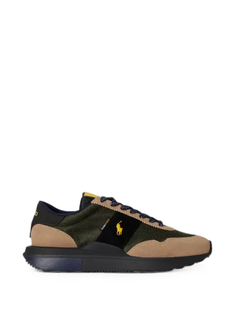 Polo Ralph Lauren Train 89 leather-panelled sneakers Green 809P15710003