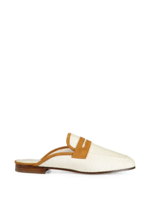 SOPHIQUE Riviera raffia mules Neutrals RRAF008WHITERAFFIA