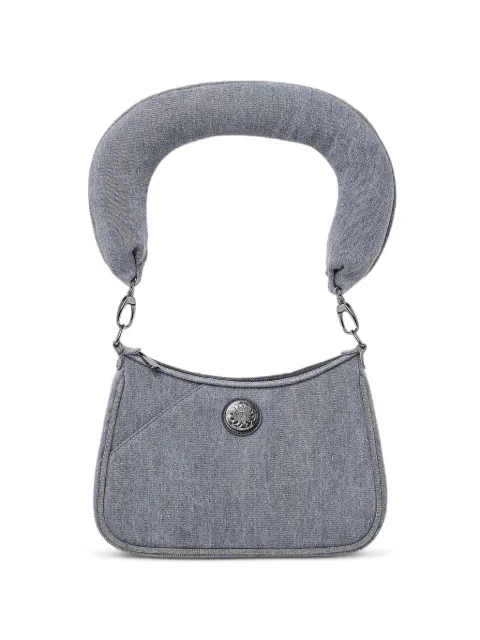 Paula Canovas del Vas Carmen flower-embossed shoulder bag Grey PBS231002VAR1